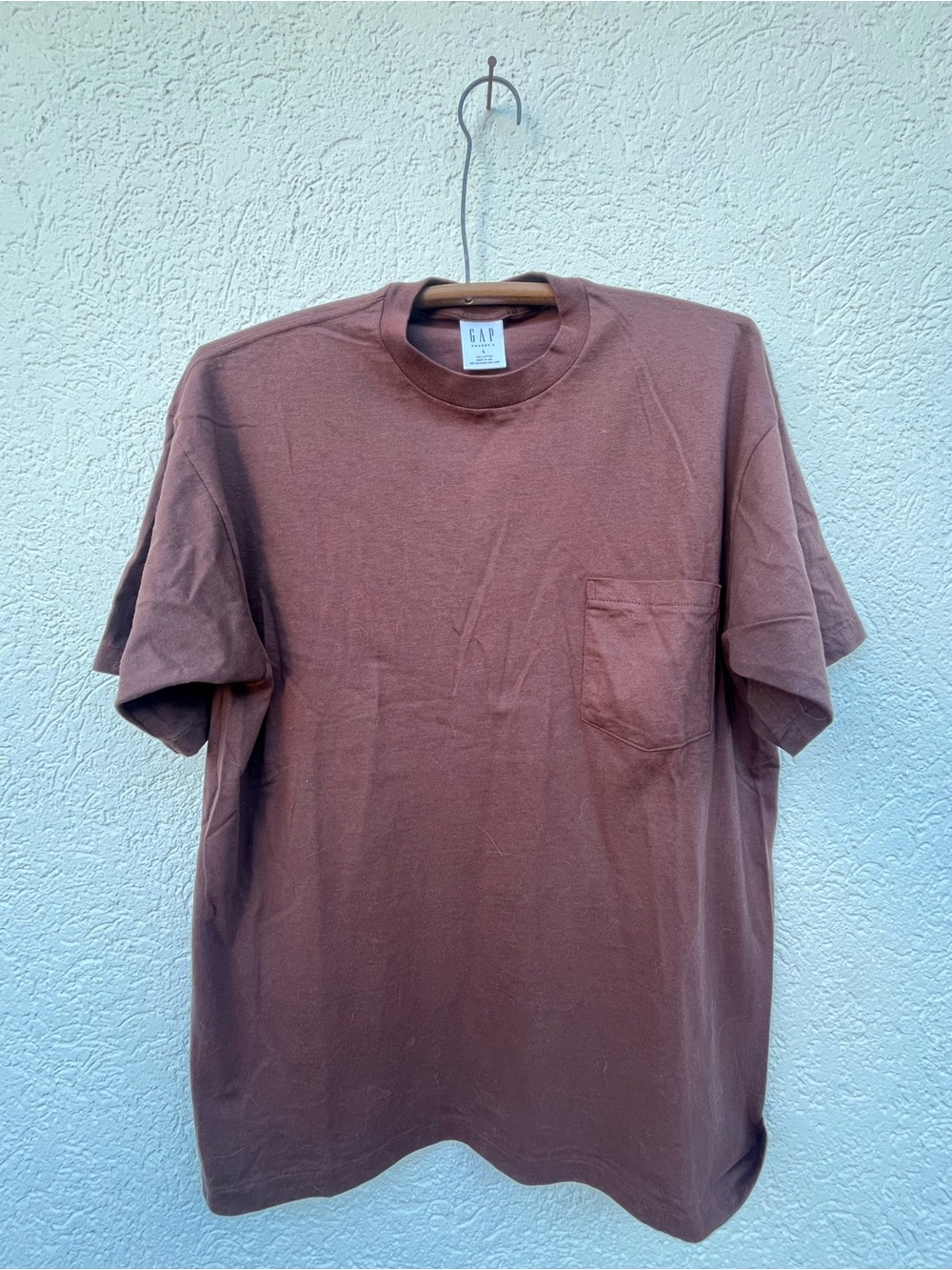 80’s 90’s Gap Pocket T made in USA Large